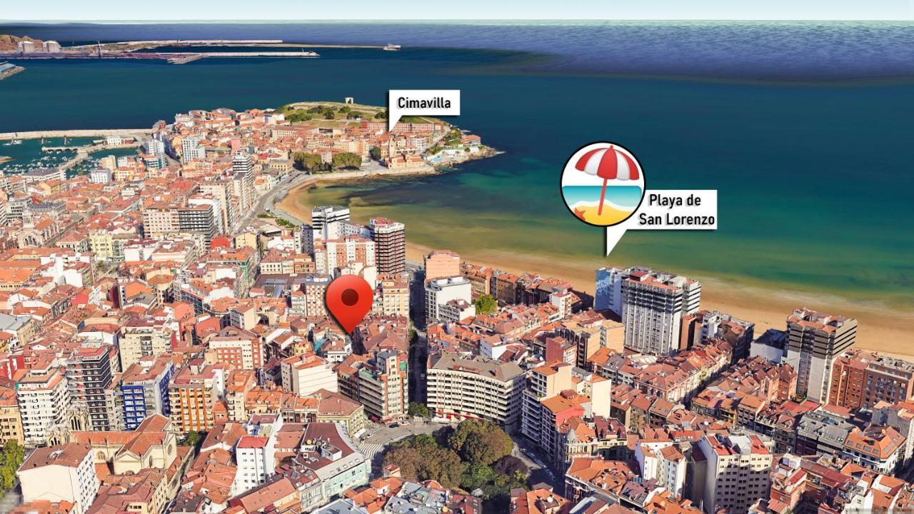 Apartamentos La Gringa Centro Gijon II Obra Nueva Con Posibilidad De Parking Eksteriør bilde